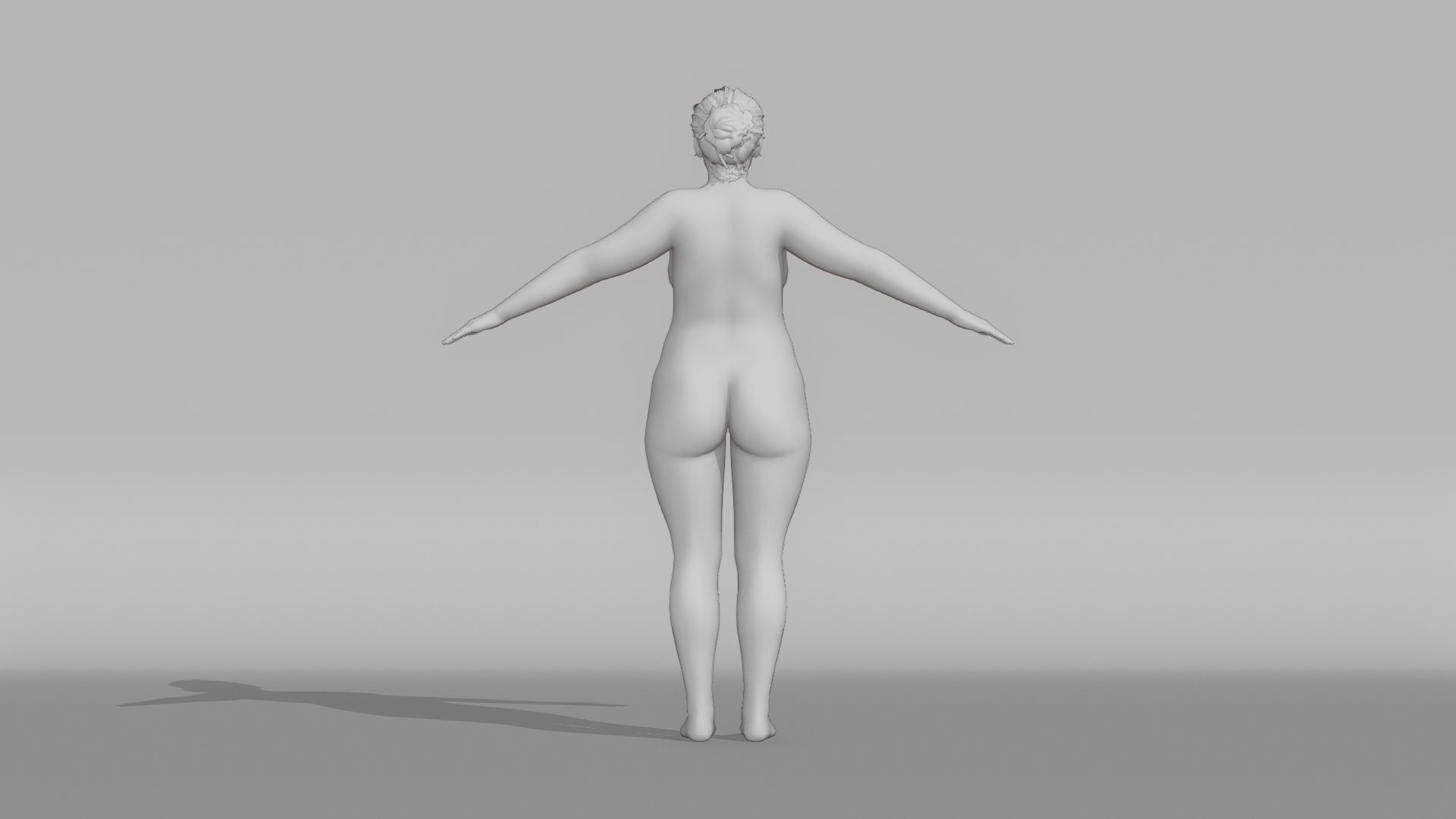 Realistic Female Character - Granny Tuna 3D model_8