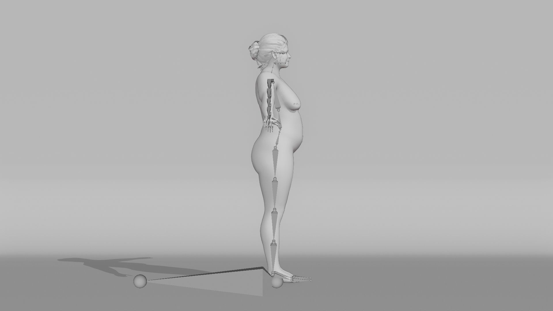 Realistic Female Character - Granny Tuna 3D model_12