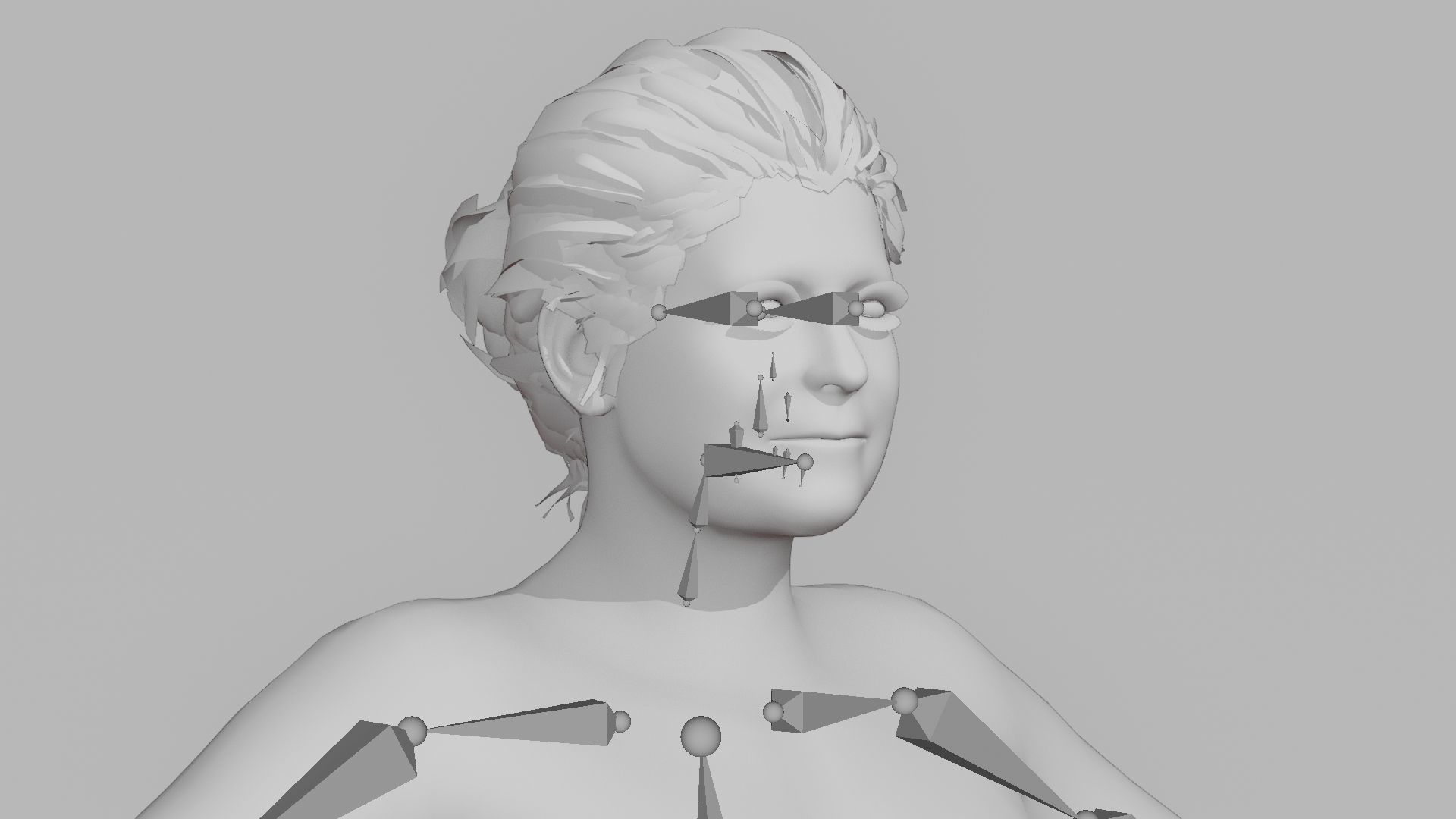 Realistic Female Character - Granny Tuna 3D model_10
