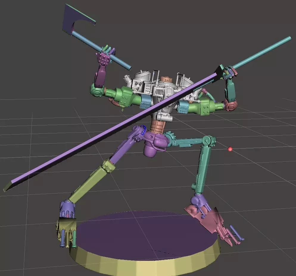 Lancer IPS-Northstar Blackbeard-Articulated 3D print model_0