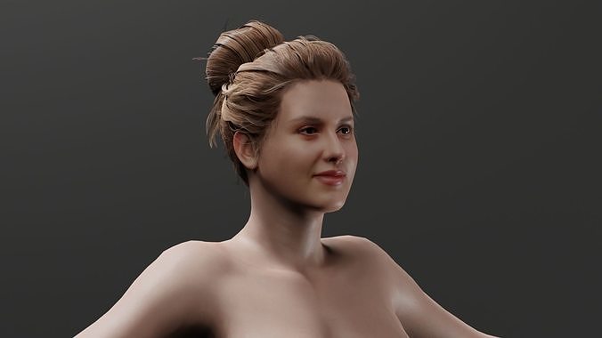 Realistic Female Character - Magery 3D model