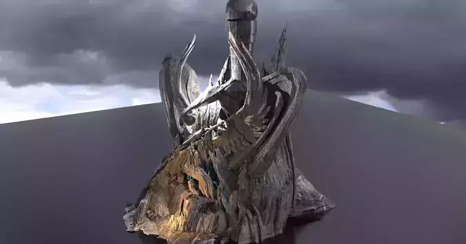 Arthurian sword mountain