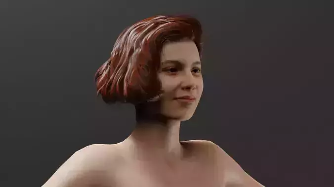 Realistic Female Character - Vivian 3D model