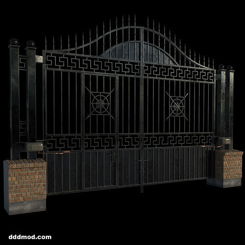 gates automatic opener 3D model