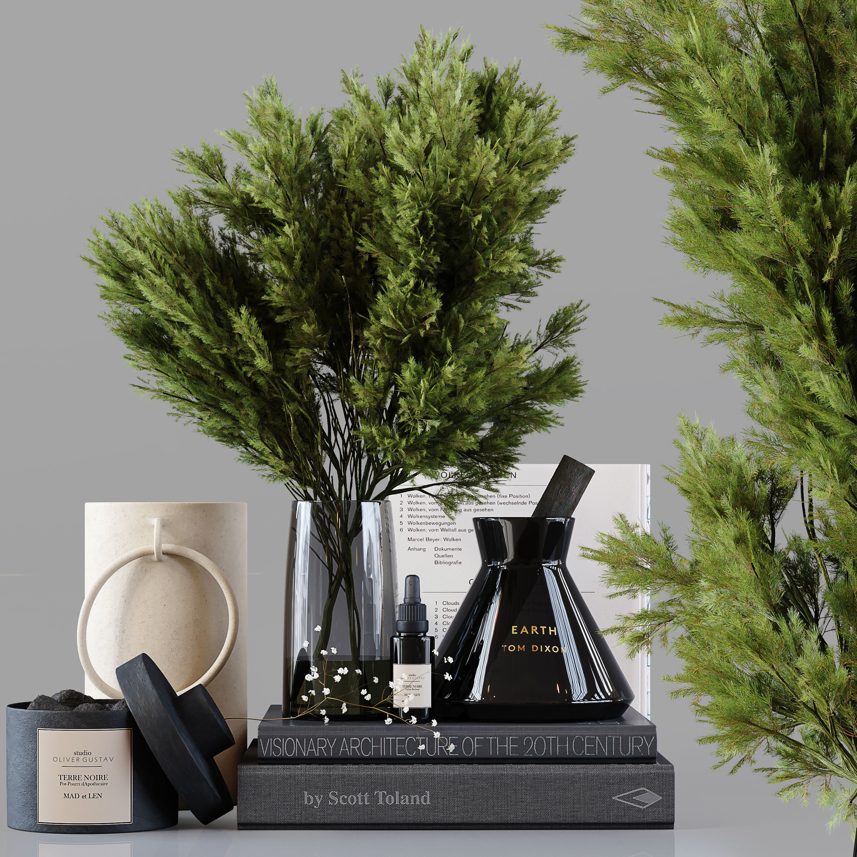 Decorative Set 197 Low-poly 3D model_1