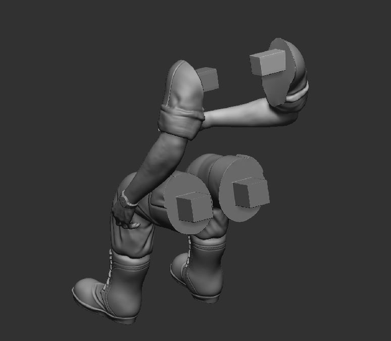 Pilot Statue 3D print model_5