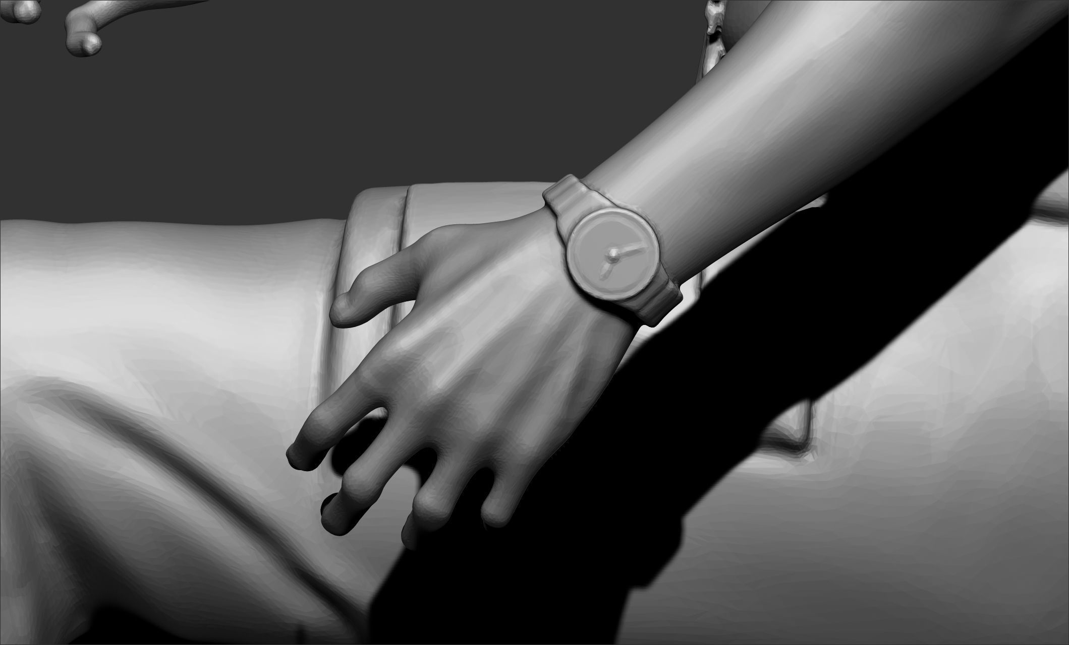 Pilot Statue 3D print model_3