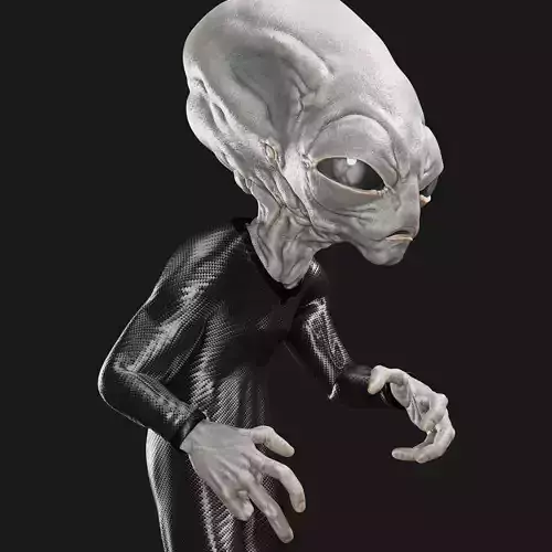 Classic Alien Blender 3D model