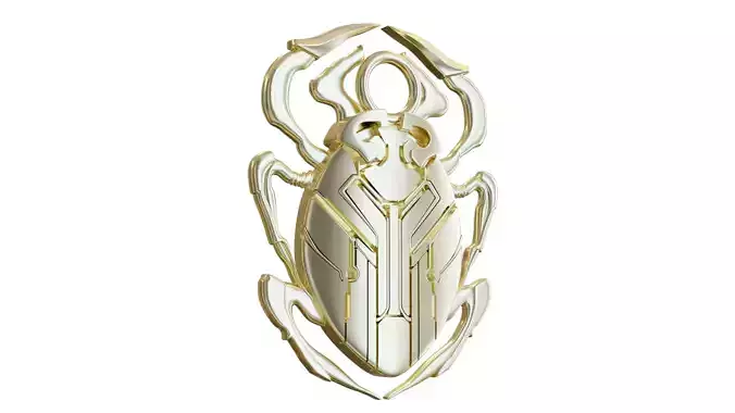 Blue Beetle Pendant