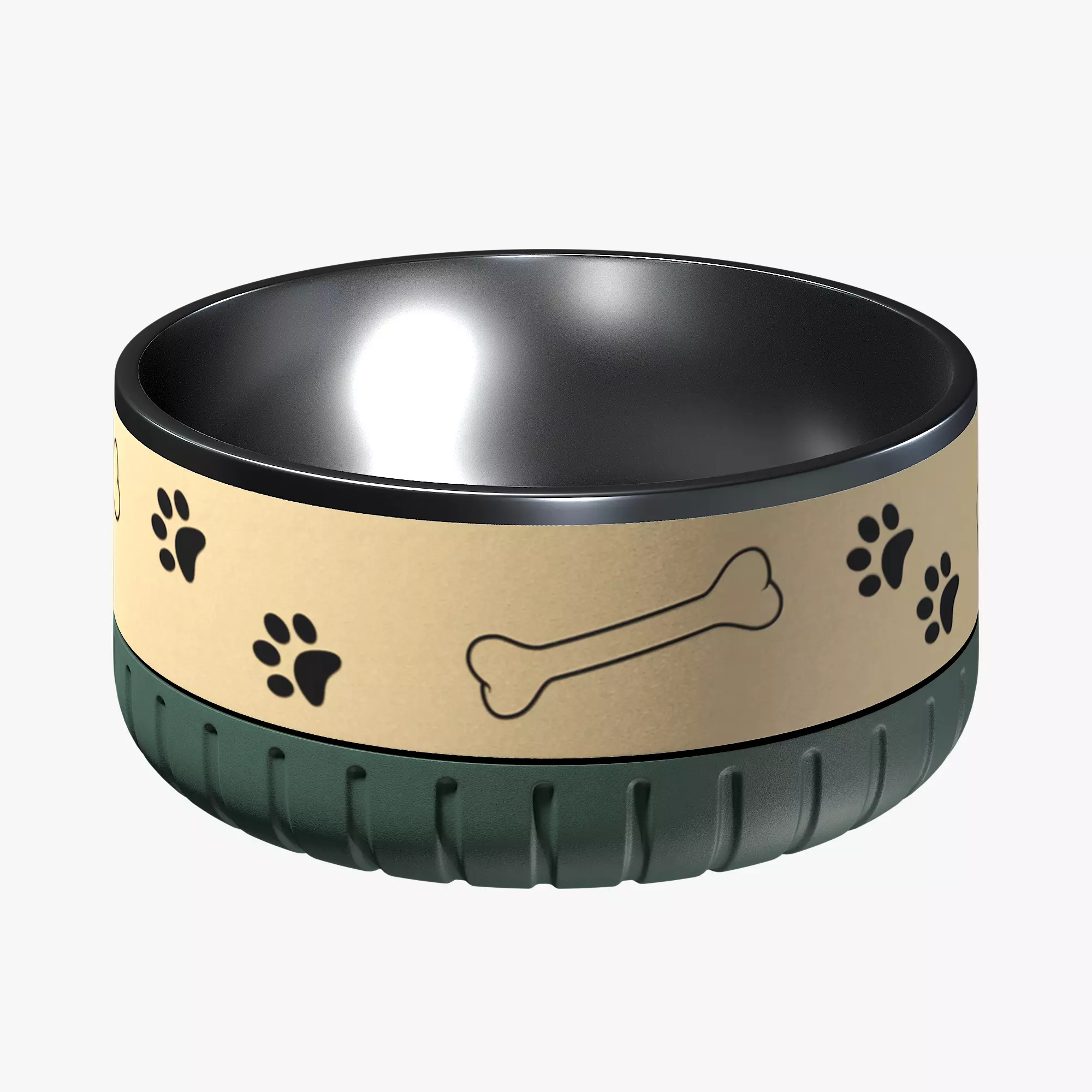 Dog bowl 3D model_0
