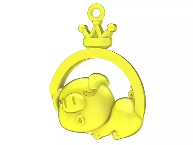 7002 queen pig sleeping pendant