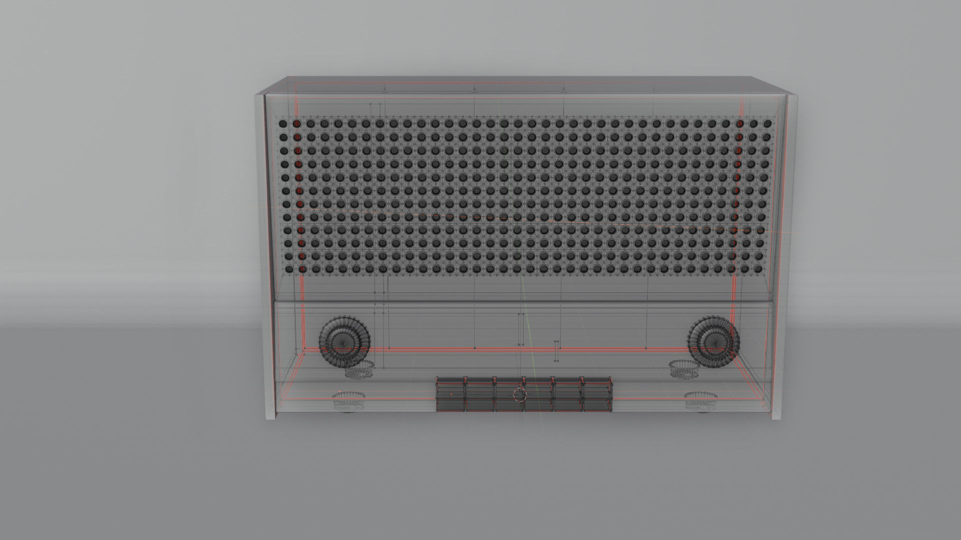Broadcast Receiver Nordmende M2000 V25 3D model_5