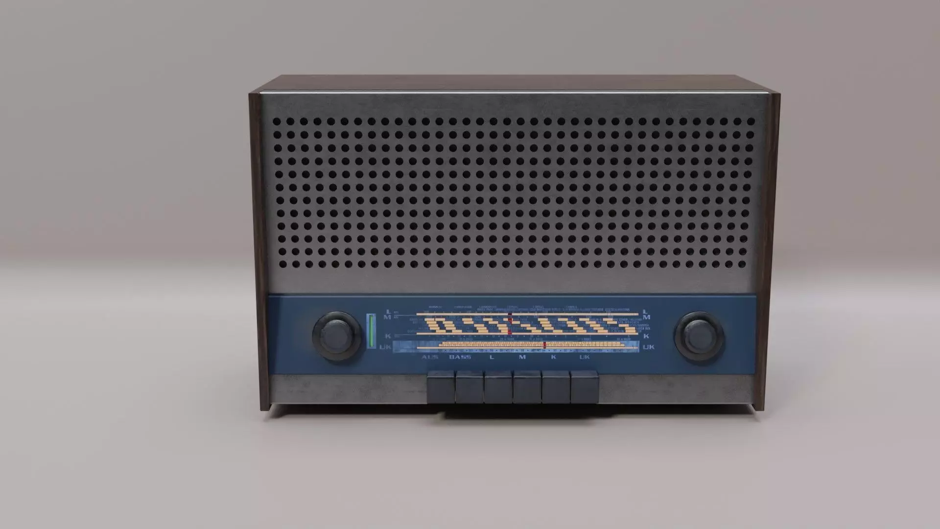 Broadcast Receiver Nordmende M2000 V25 3D model_0