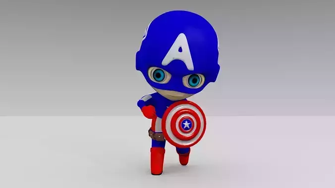 Captain America chibi