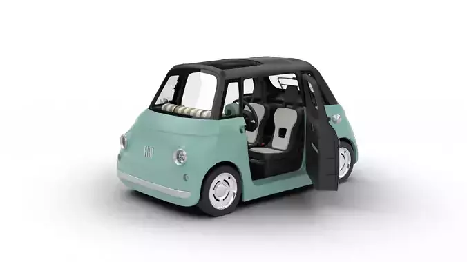 Fiat Topolino 2024 HQ interior 