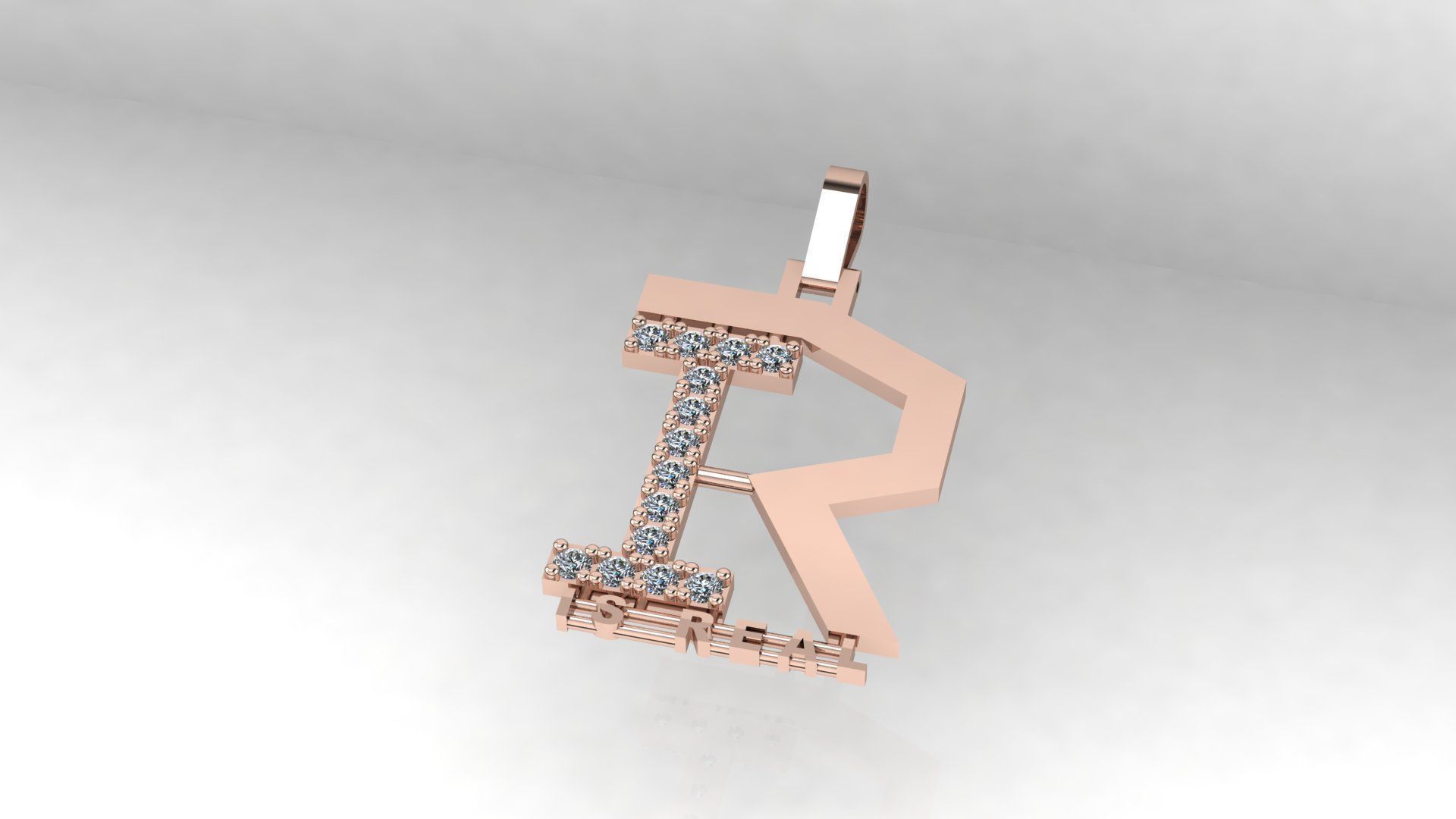 Custom Pendant  3D print model_2