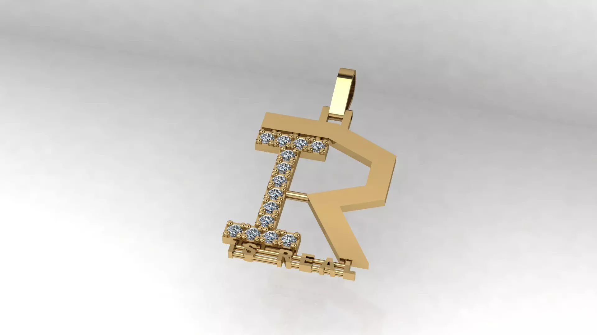 Custom Pendant  3D print model_0