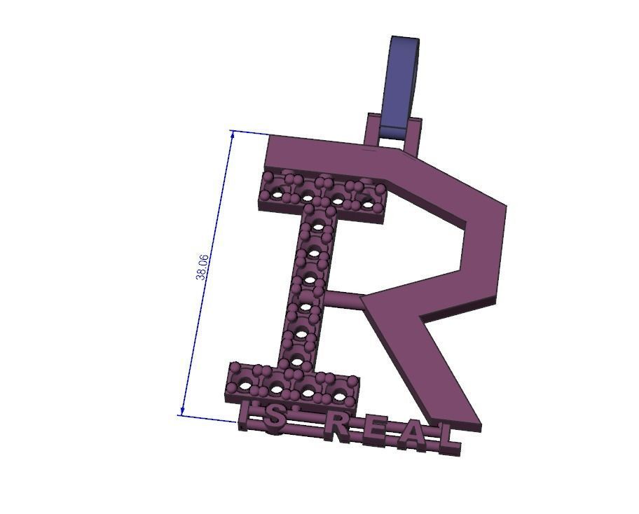 Custom Pendant  3D print model_4