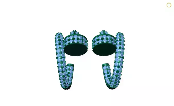Earrings Nails 3D print model