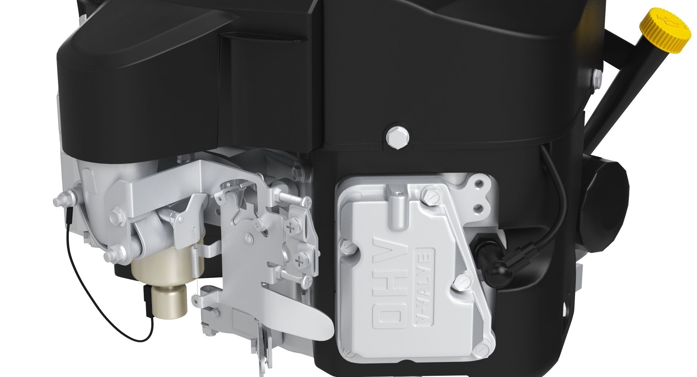 Kawasaki FR730V Four-Stroke Engine 3D model_6