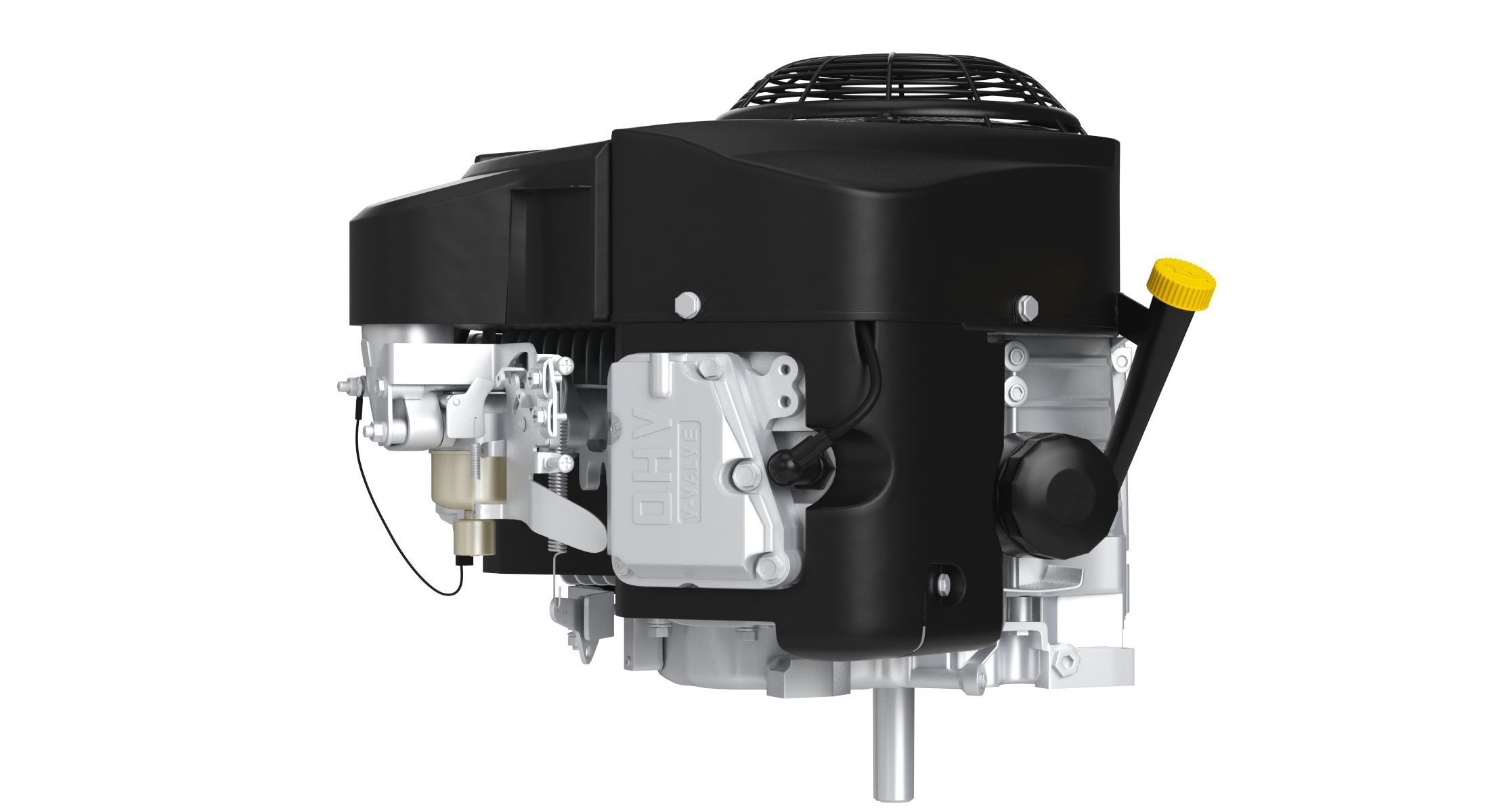 Kawasaki FR730V Four-Stroke Engine 3D model_2