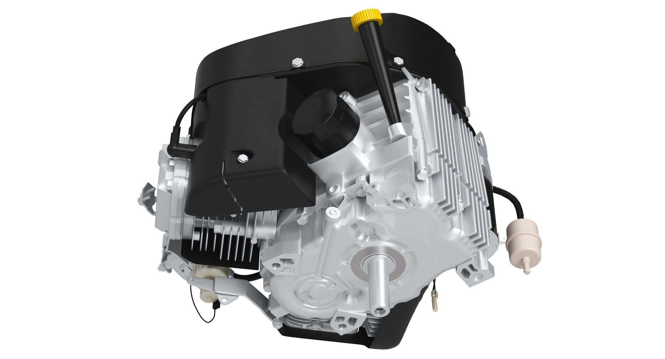 Kawasaki FR730V Four-Stroke Engine 3D model_8