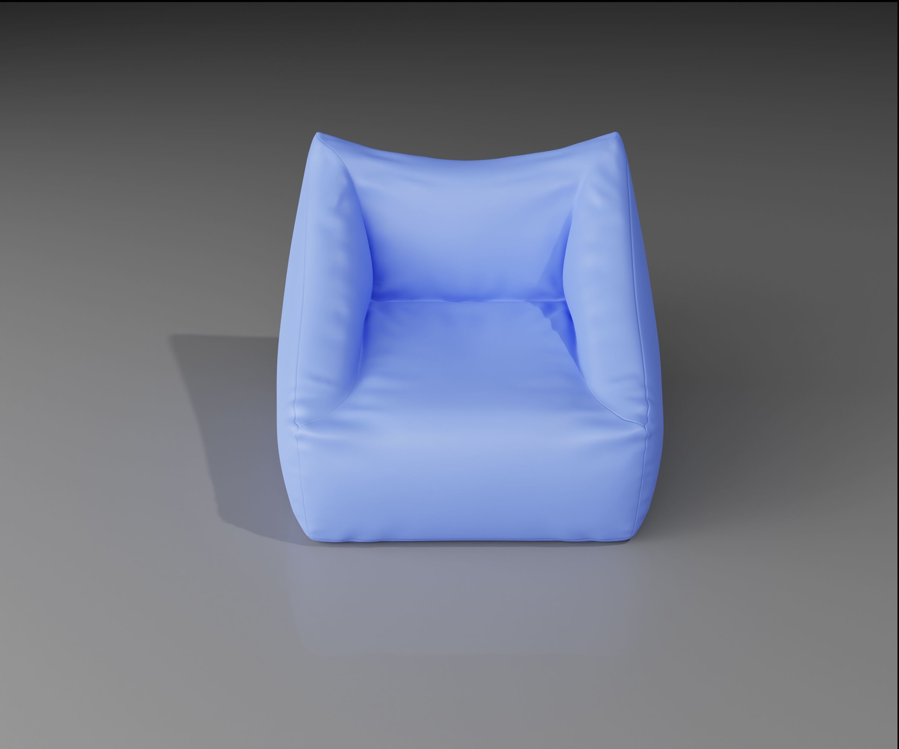 bean bag chair Model 3D model_2
