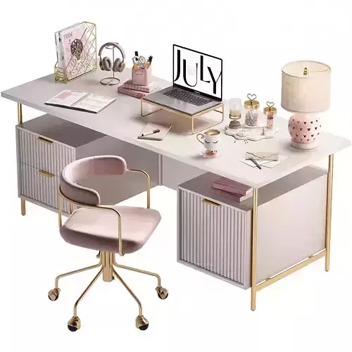 Study Room Desk West Elm For Teenager and Kids N03