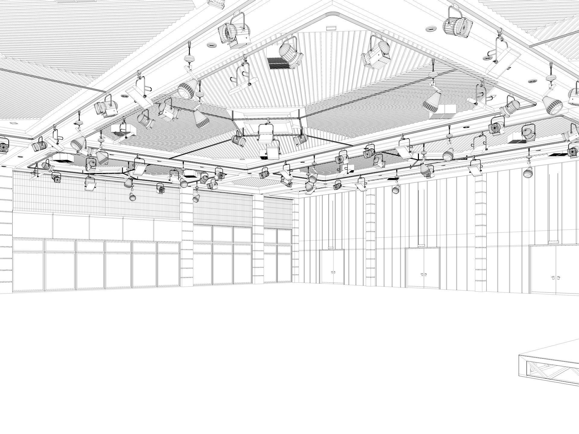 Fair Exhibition Hall 3D model_10