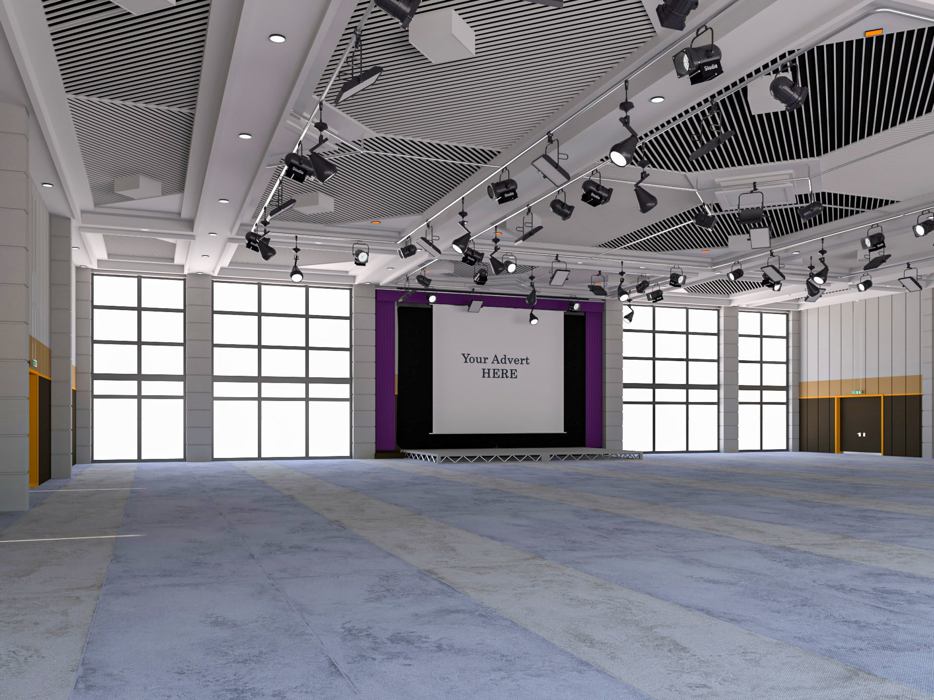 Fair Exhibition Hall 3D model_3