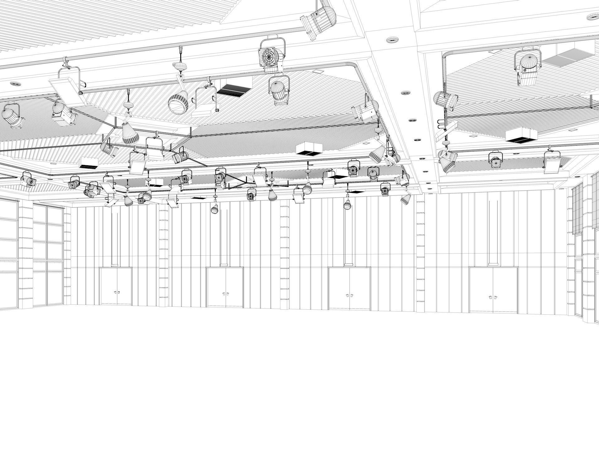 Fair Exhibition Hall 3D model_13