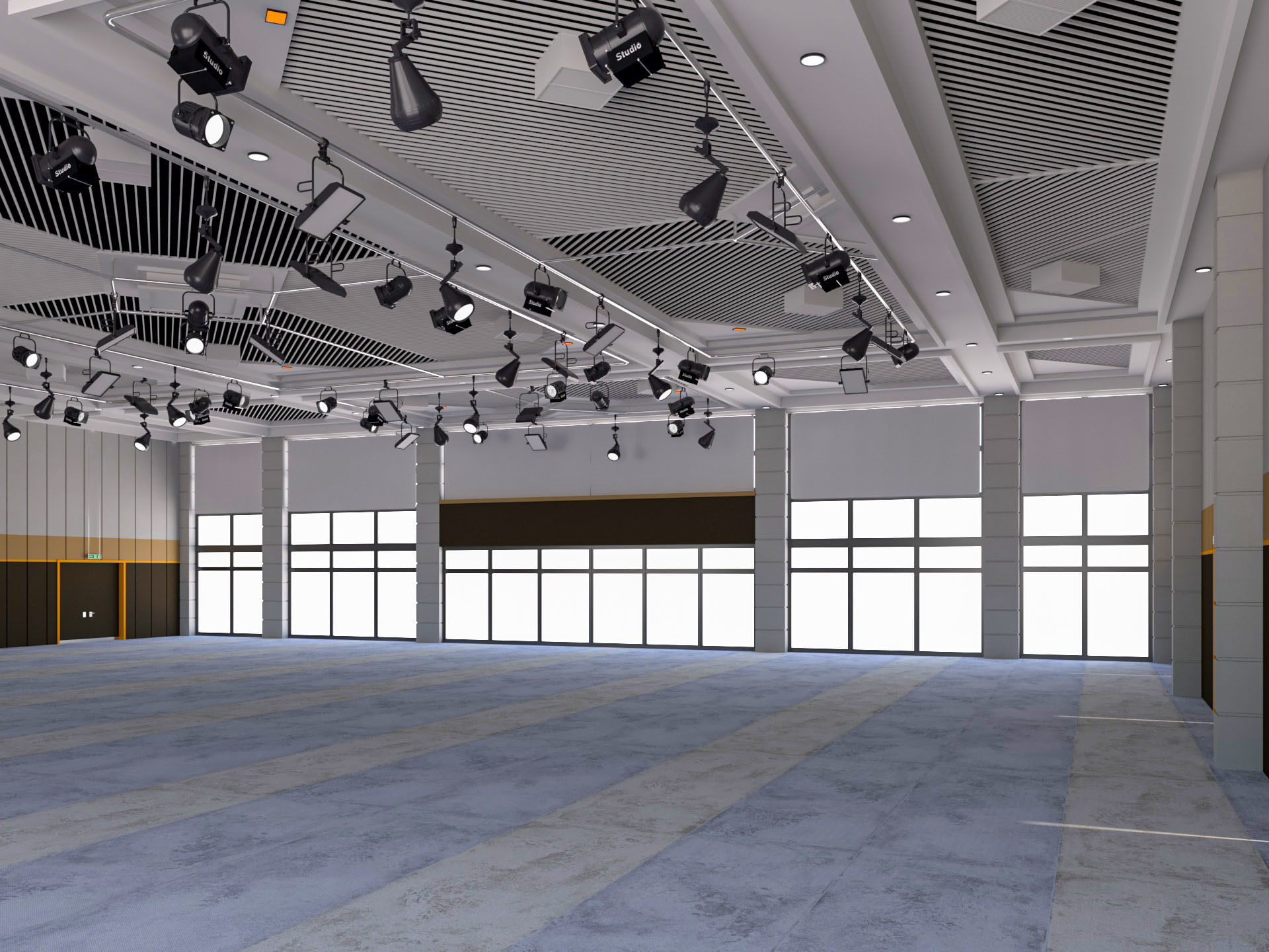 Fair Exhibition Hall 3D model_5