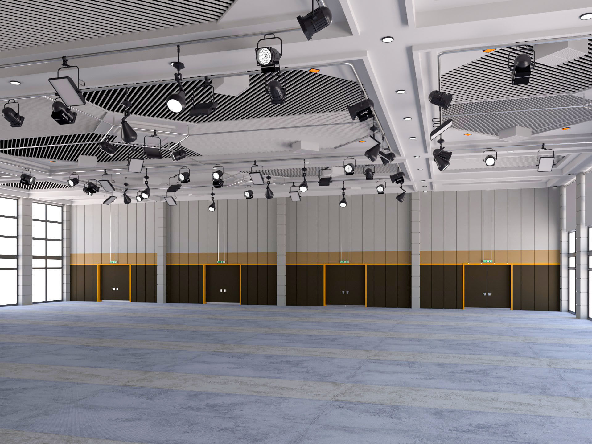 Fair Exhibition Hall 3D model_4