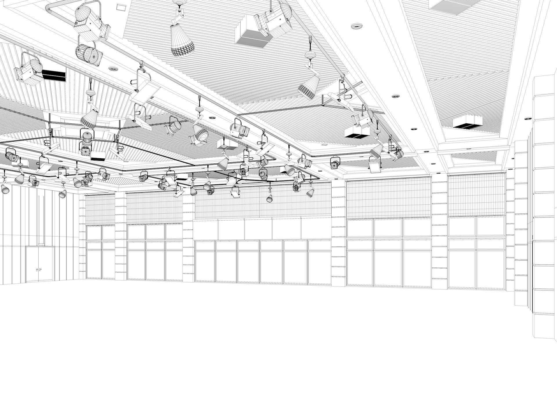 Fair Exhibition Hall 3D model_14