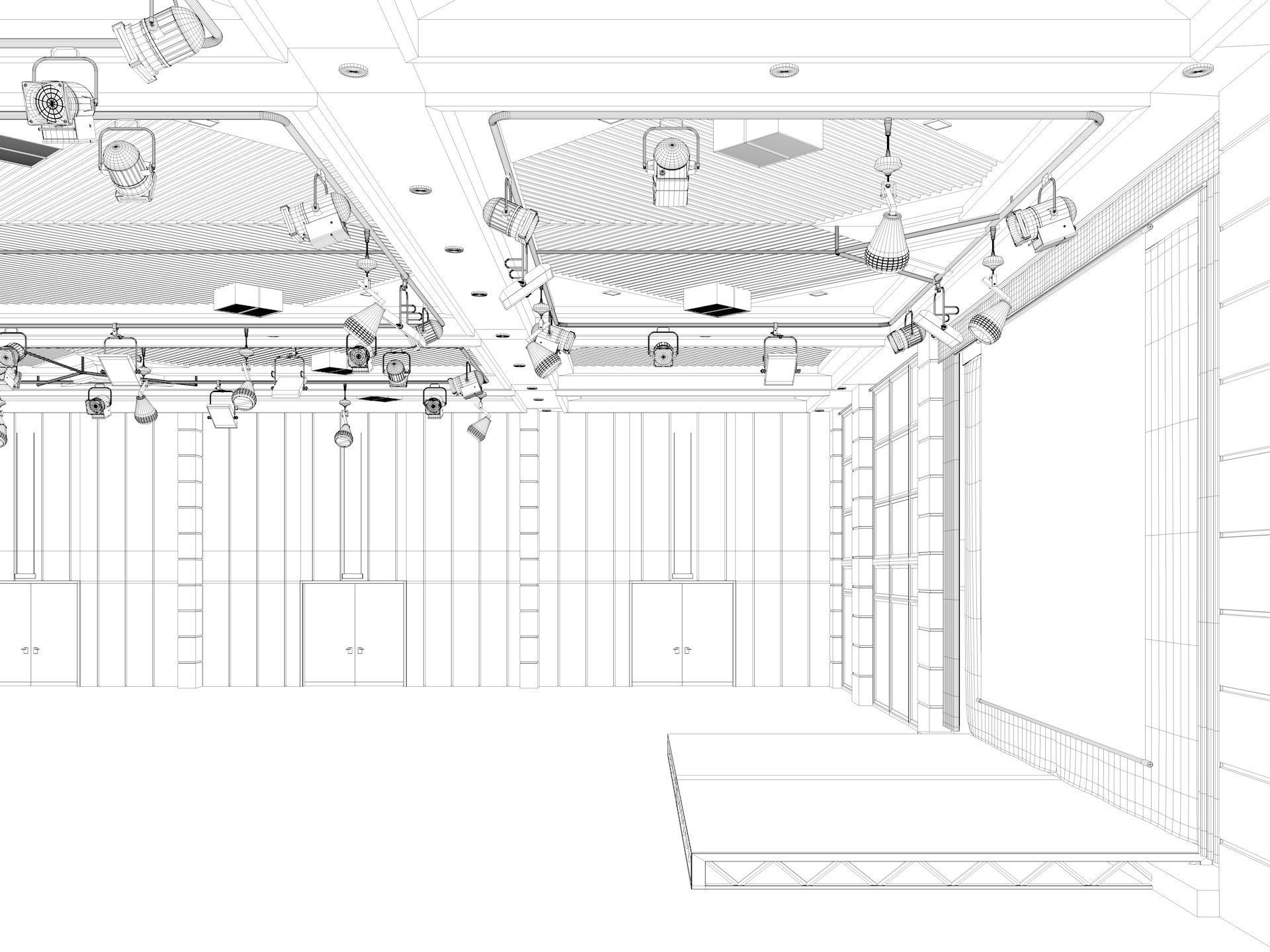 Fair Exhibition Hall 3D model_16