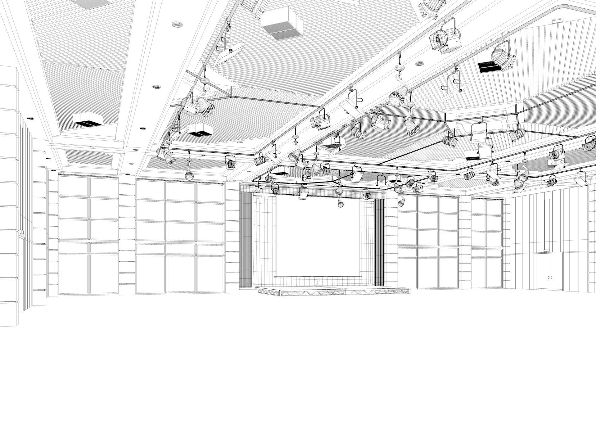 Fair Exhibition Hall 3D model_12