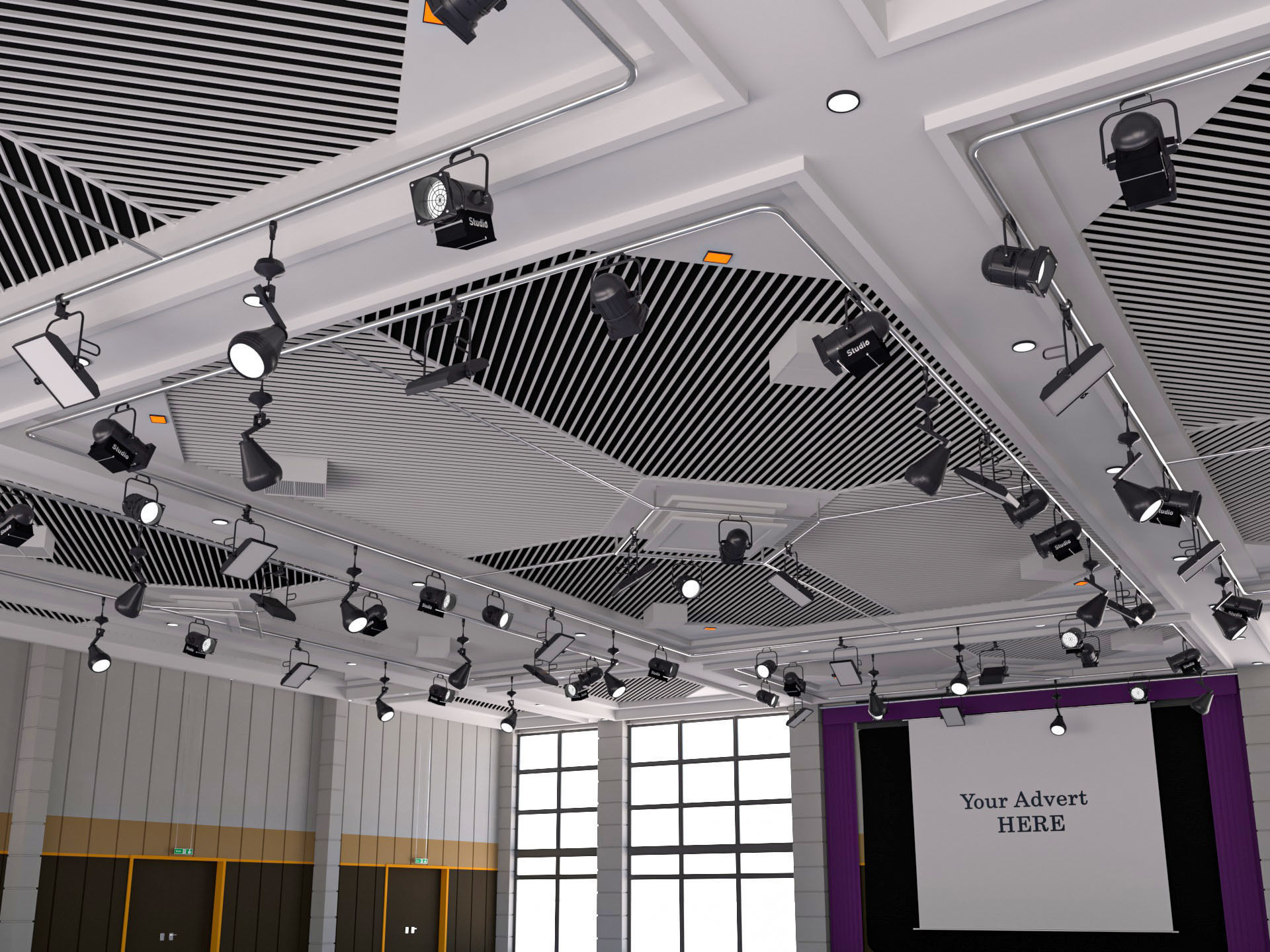 Fair Exhibition Hall 3D model_6