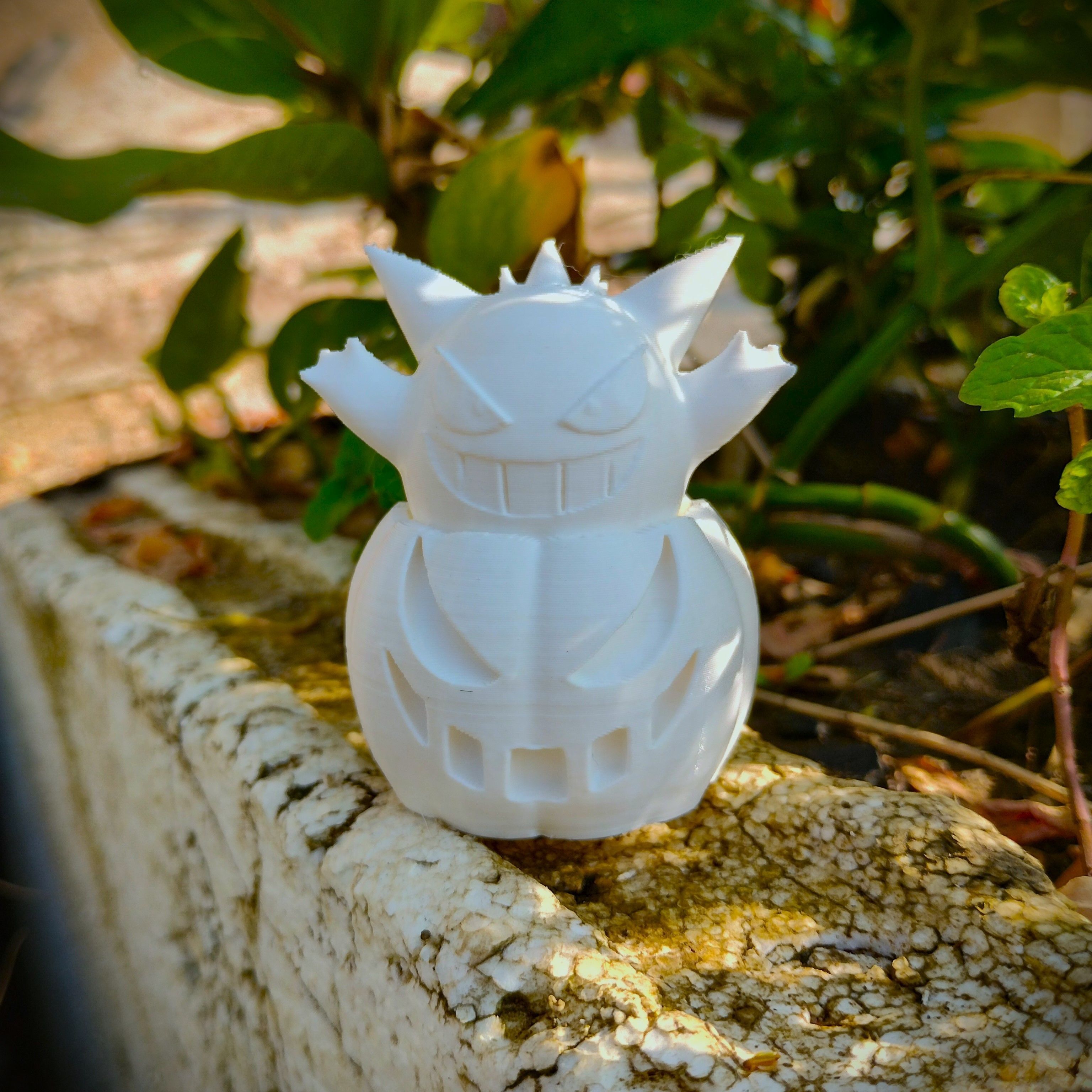 Halloween special Pumpkin Gengar 3D print model_1