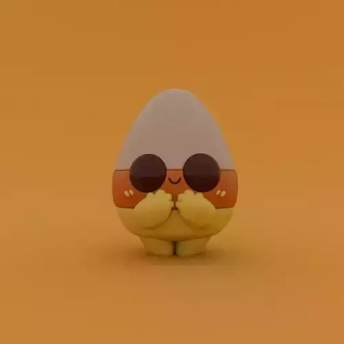 Cute little Corn Candy 3D print model