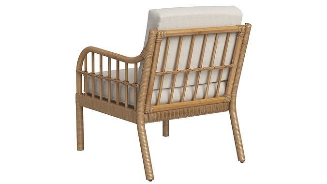 IKEA Holmsta Froknabo Armchair 3D model 7