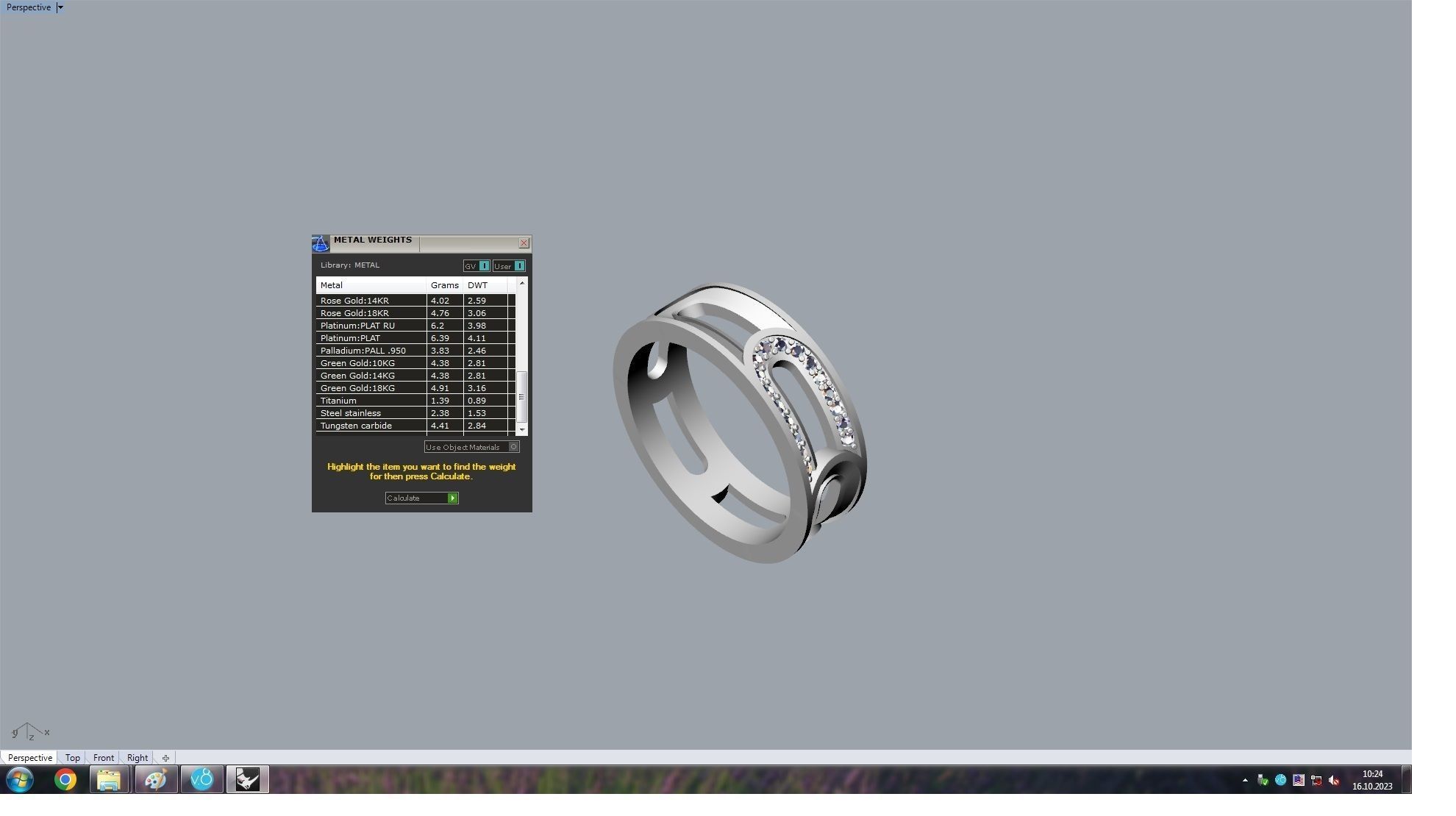 Layered Paved and Enamaled Eternity Ring 3D print model_9