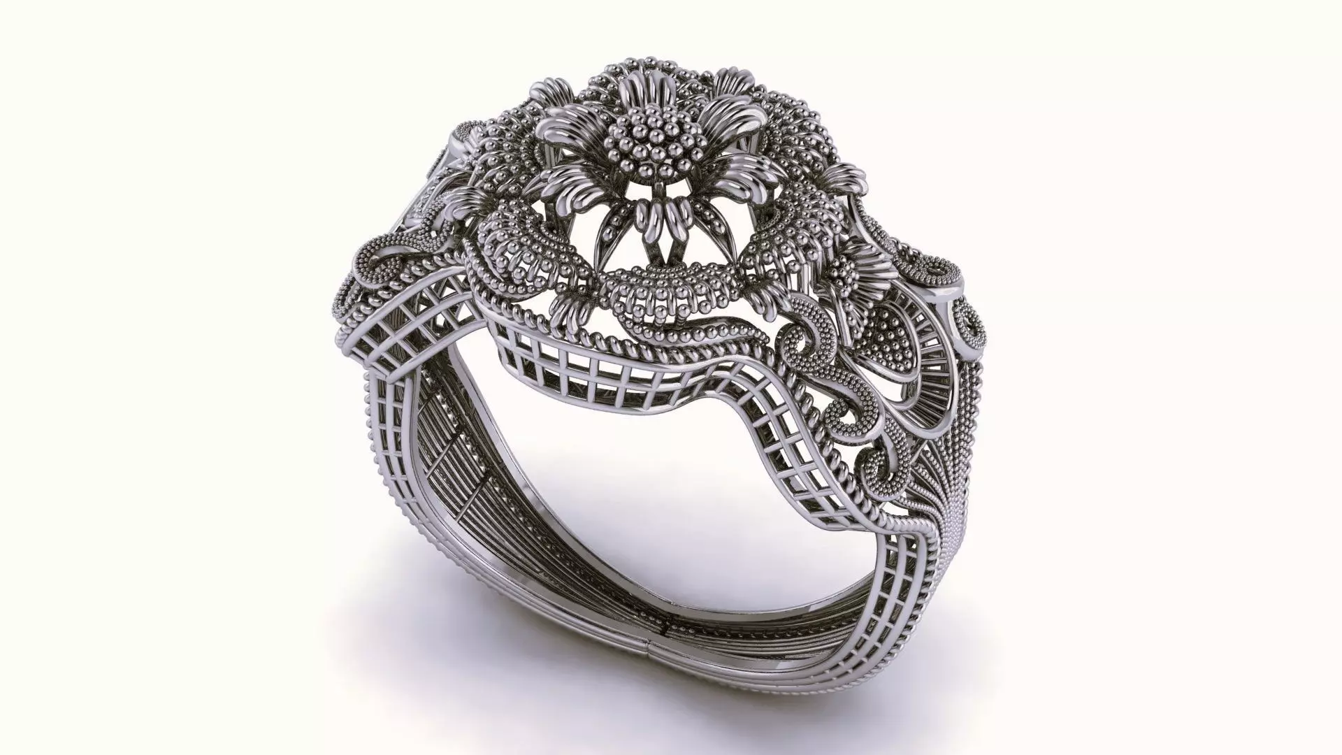 Engagement ring 3D print model