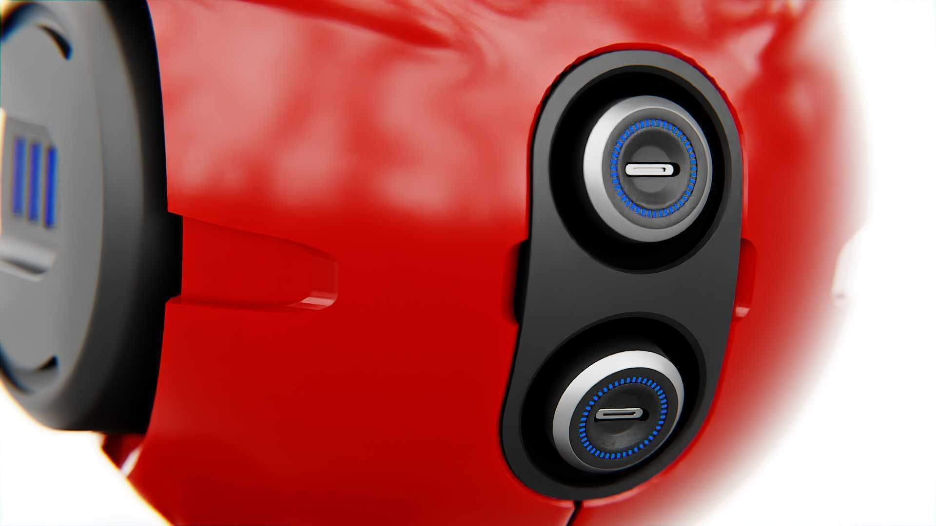 INDUSTRIAL BOT V-2  RIGGED 3D model_14