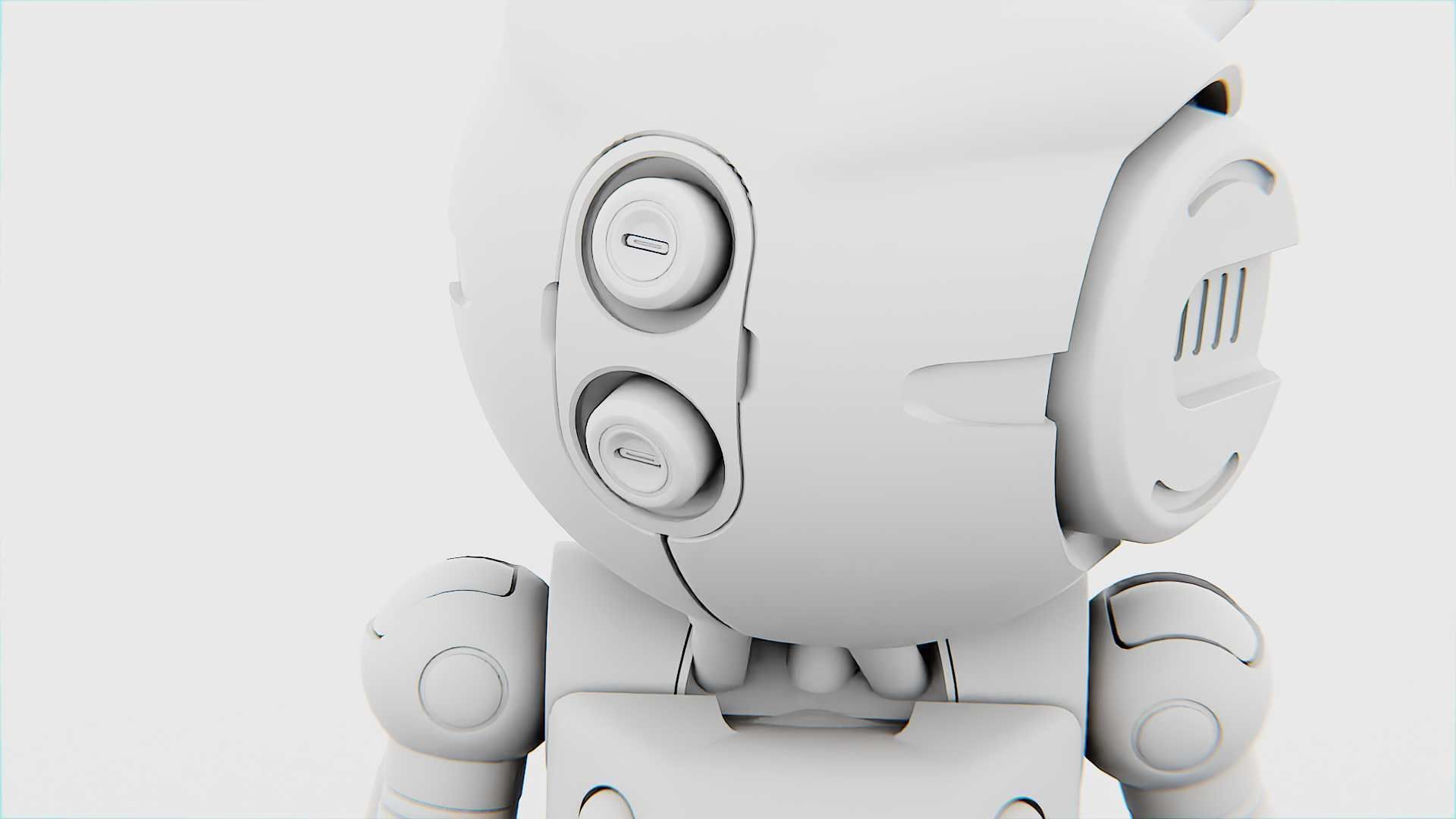 INDUSTRIAL BOT V-2  RIGGED 3D model_34