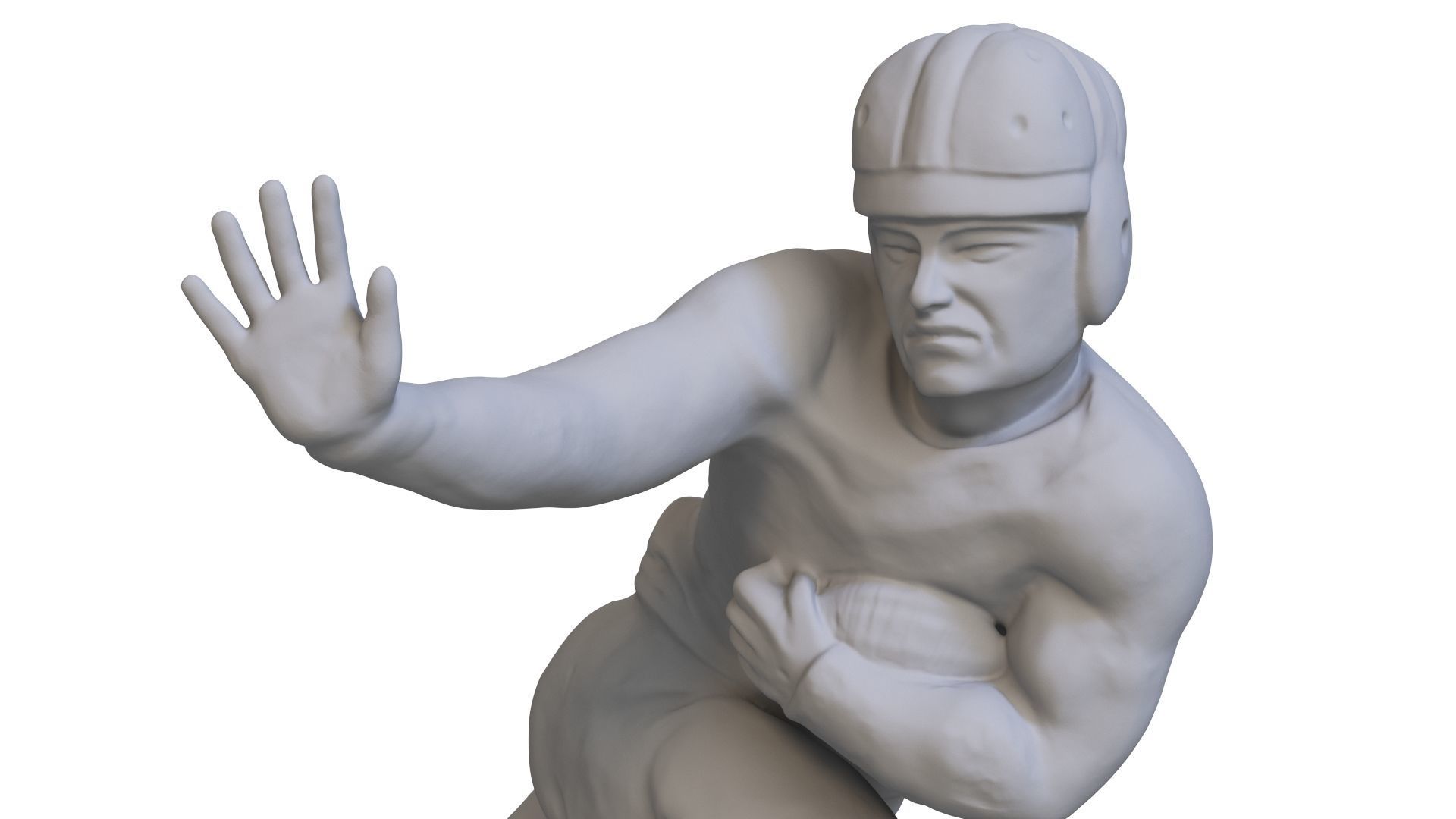 Heisman Memorial Trophy 3D print model_4