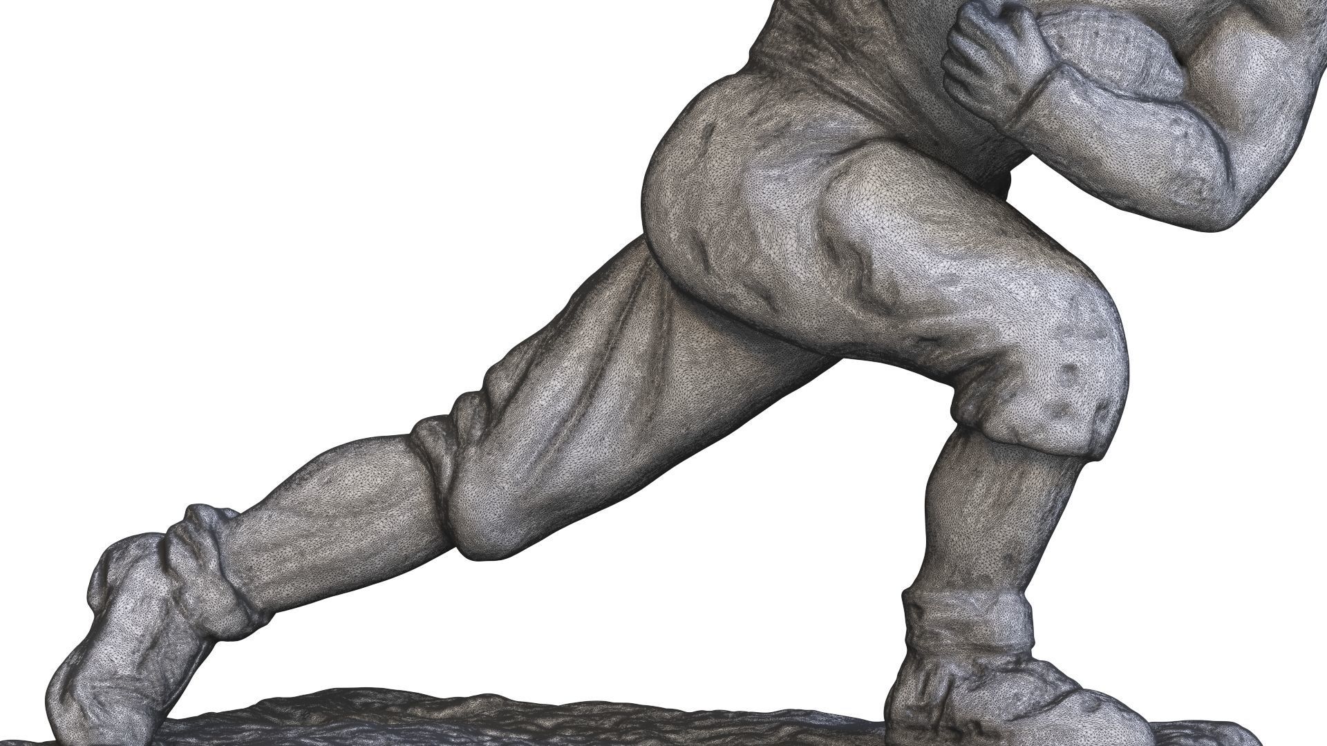 Heisman Memorial Trophy 3D print model_9