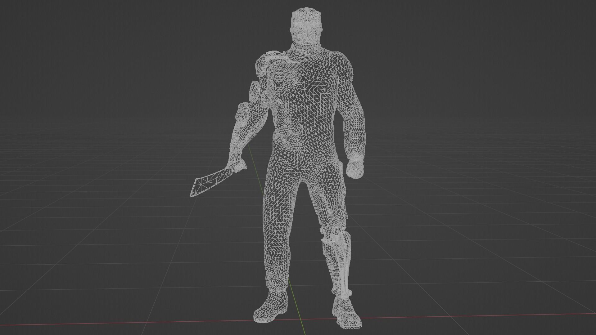 Uber Jason Low-poly 3D model_7