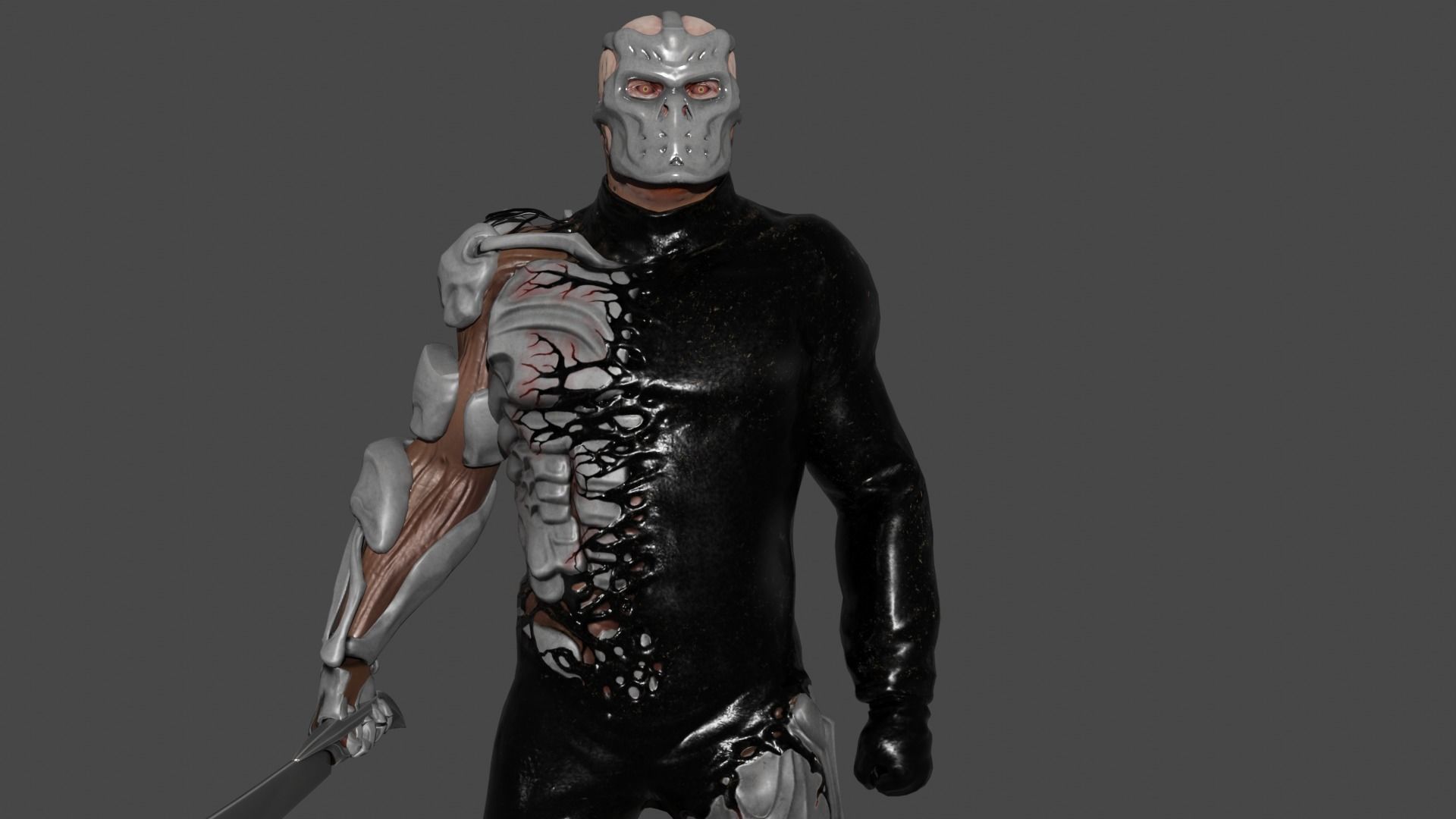 Uber Jason Low-poly 3D model_2