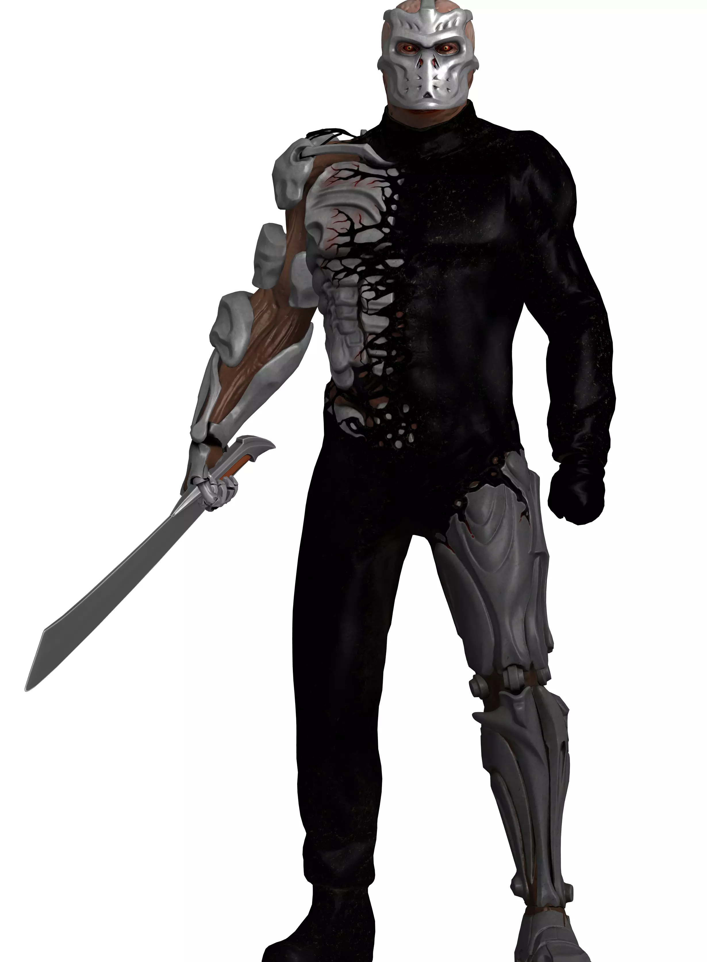 Uber Jason Low-poly 3D model_0