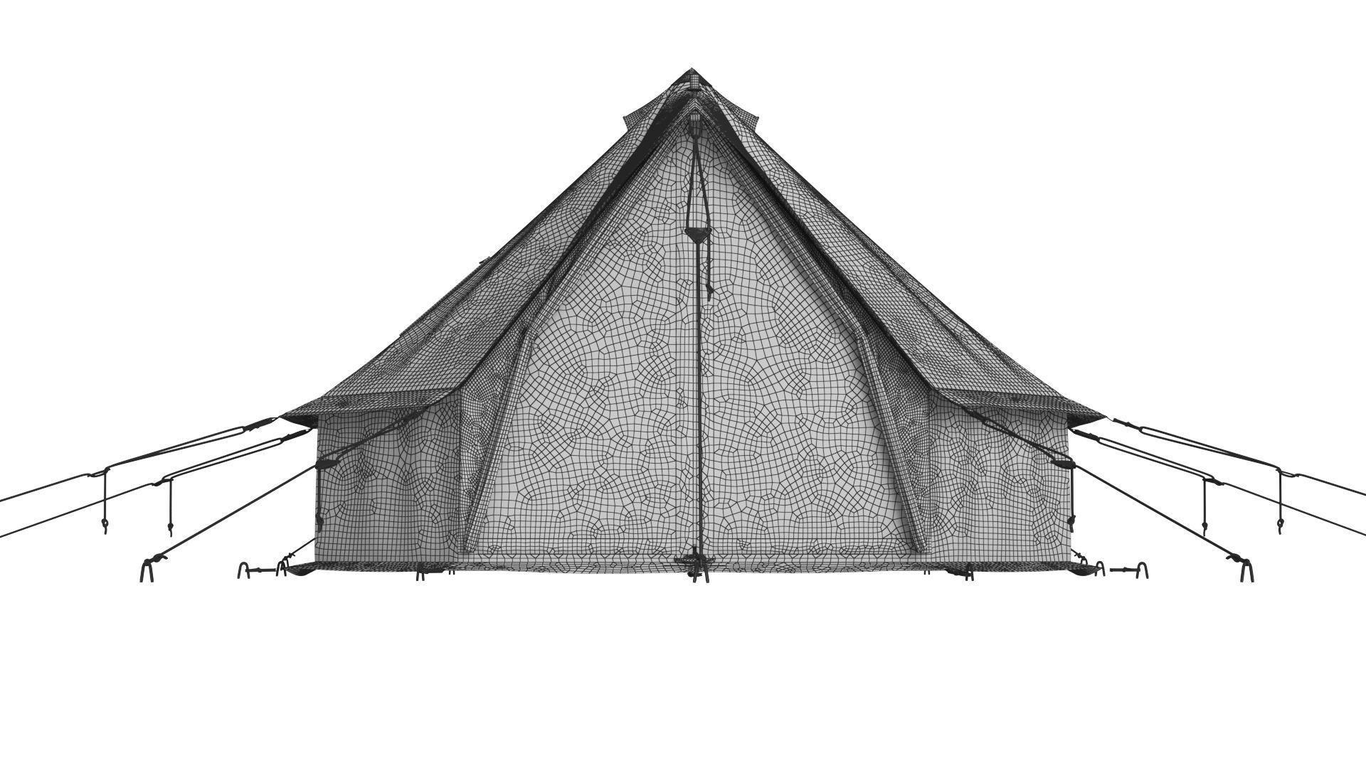 Regatta Canvas Bell Tent 3D model_17
